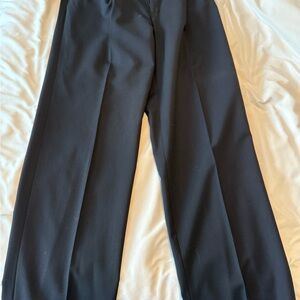 Pronto Uomo Wool Dress Pants - Classic Black